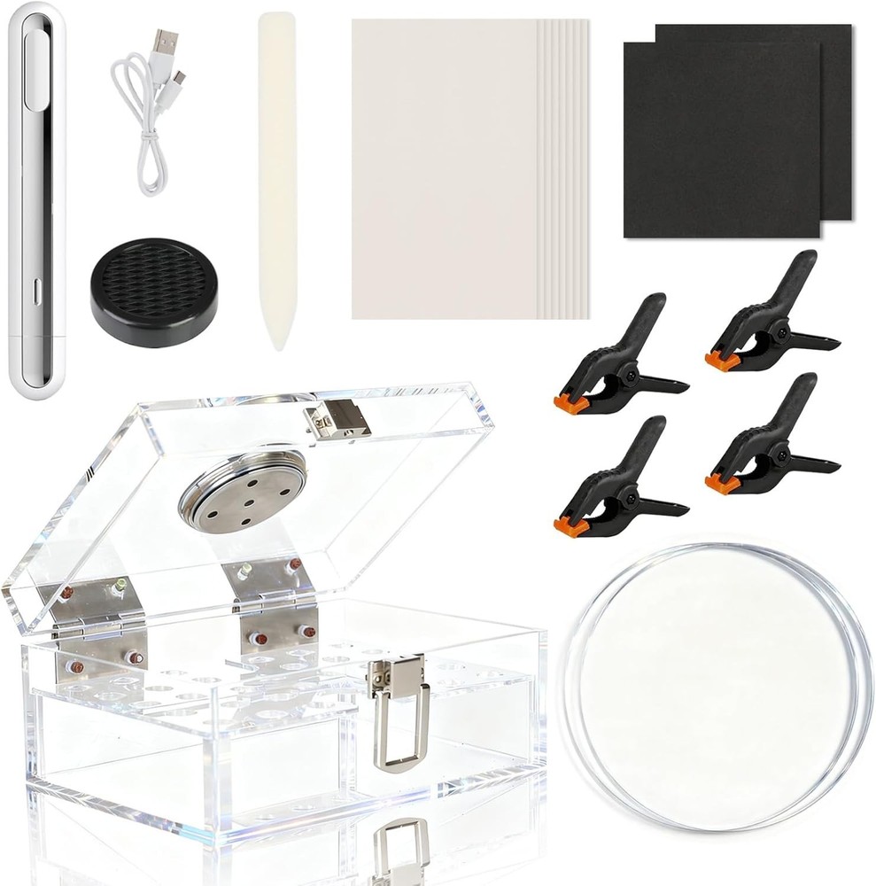 Card Cleaning Kit Flattening Restoration Repair Care Sport Card with Heat Pen, A