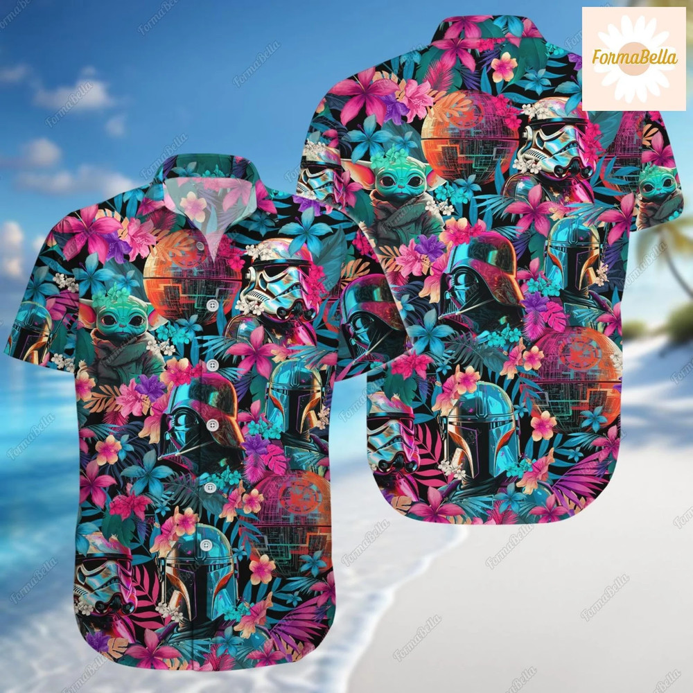 Star Wars Yoda 3D HAWAII SHIRT US Size Father Day Gift All Over Print Best Price-image