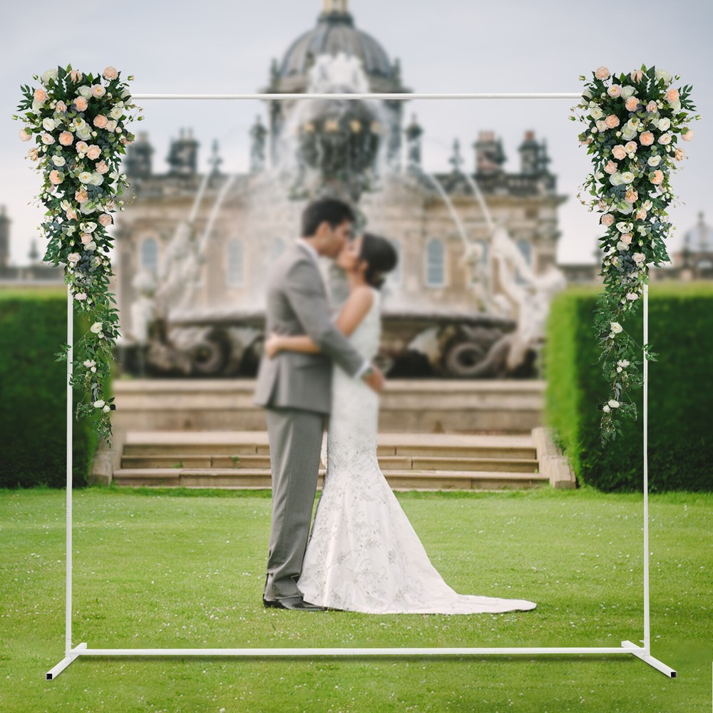 Wedding Backdrop Stand, Metal Stand Kit, Backdrop Stand for Wedding/Ceremony USA