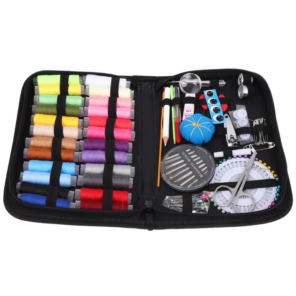 Portable Beginner Sewing Kit Set with Essential Travel Accessories  