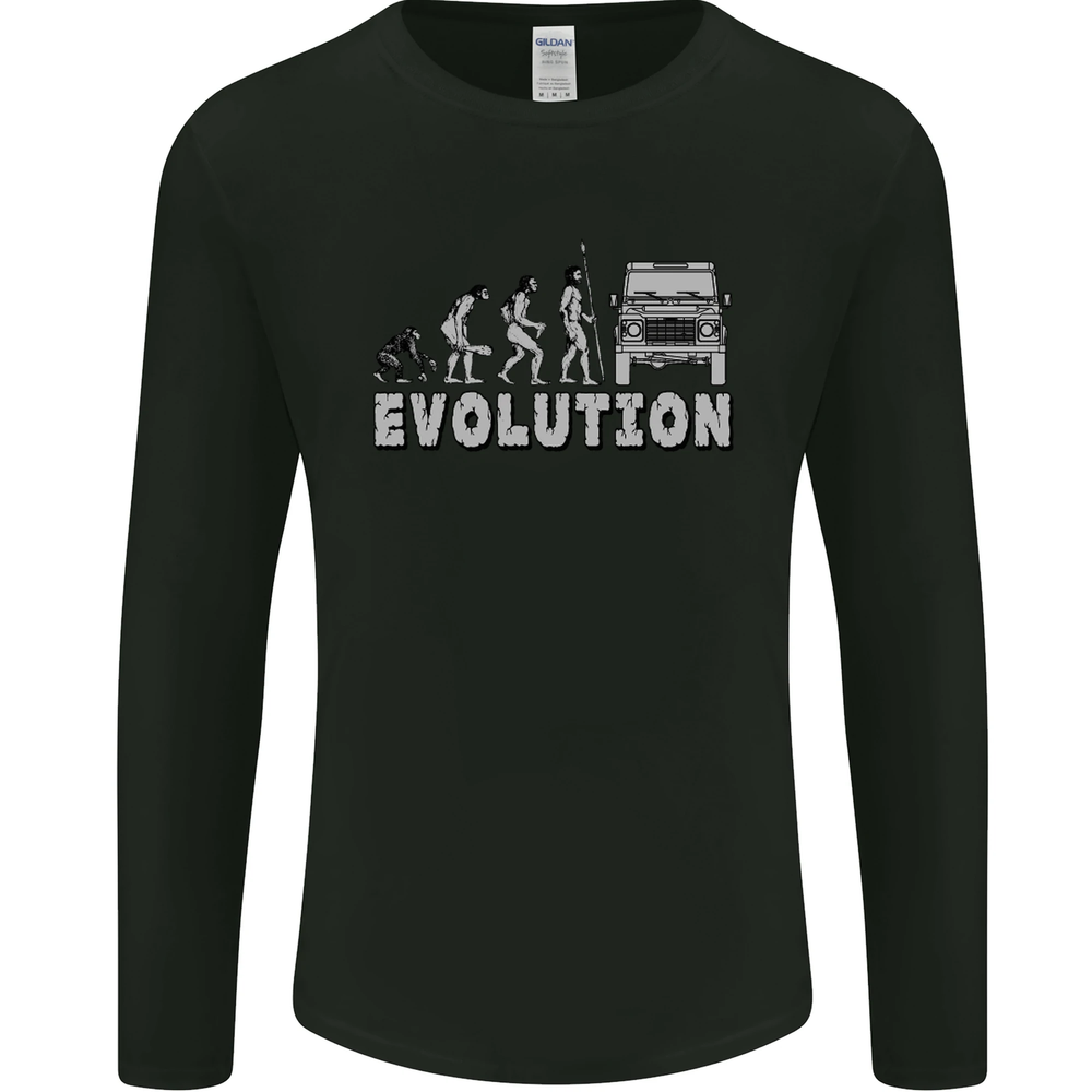4X4 Evolution Off-Road Adventure Funny Mens Long Sleeve Tee