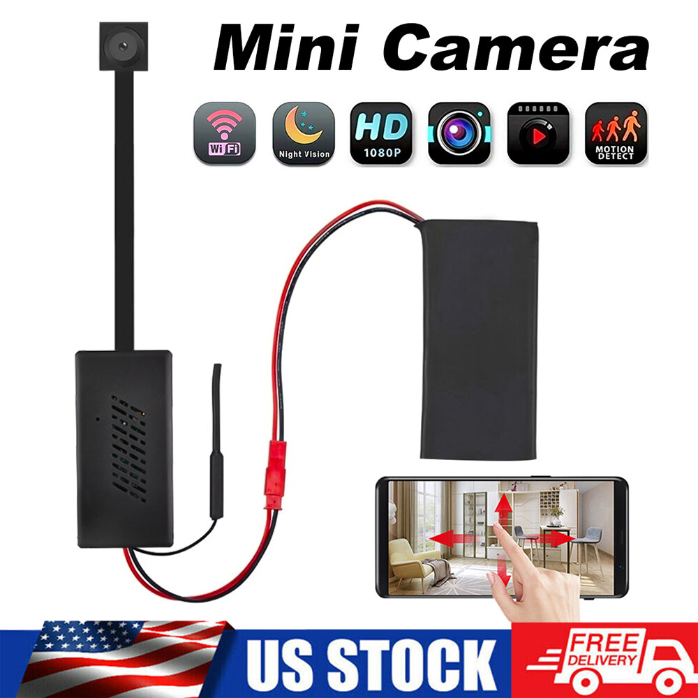 1080P HD Mini WiFi Security Camera Wireless Night Vision 2000mAh DIY DVR  
