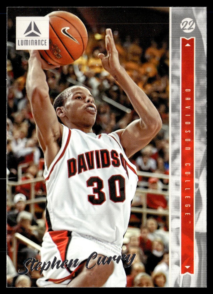 2022 Panini Chronicles Draft Picks Stephen Curry #21 Luminance Davidson Wildcats
