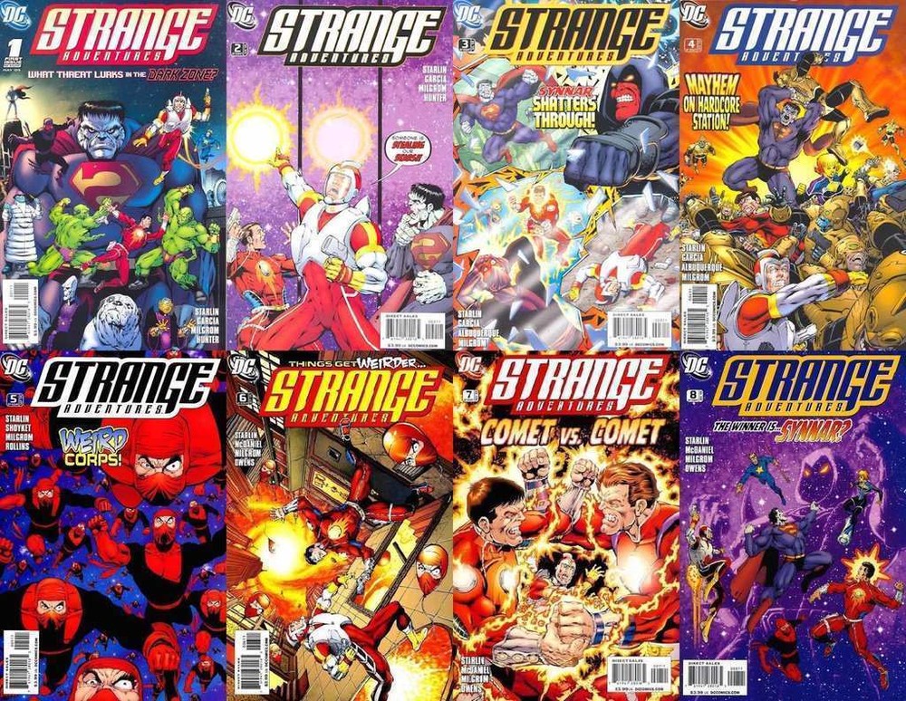 Strange Adventures #1-8 (2009) DC Comics Complete Limited Series - 8 Comics
