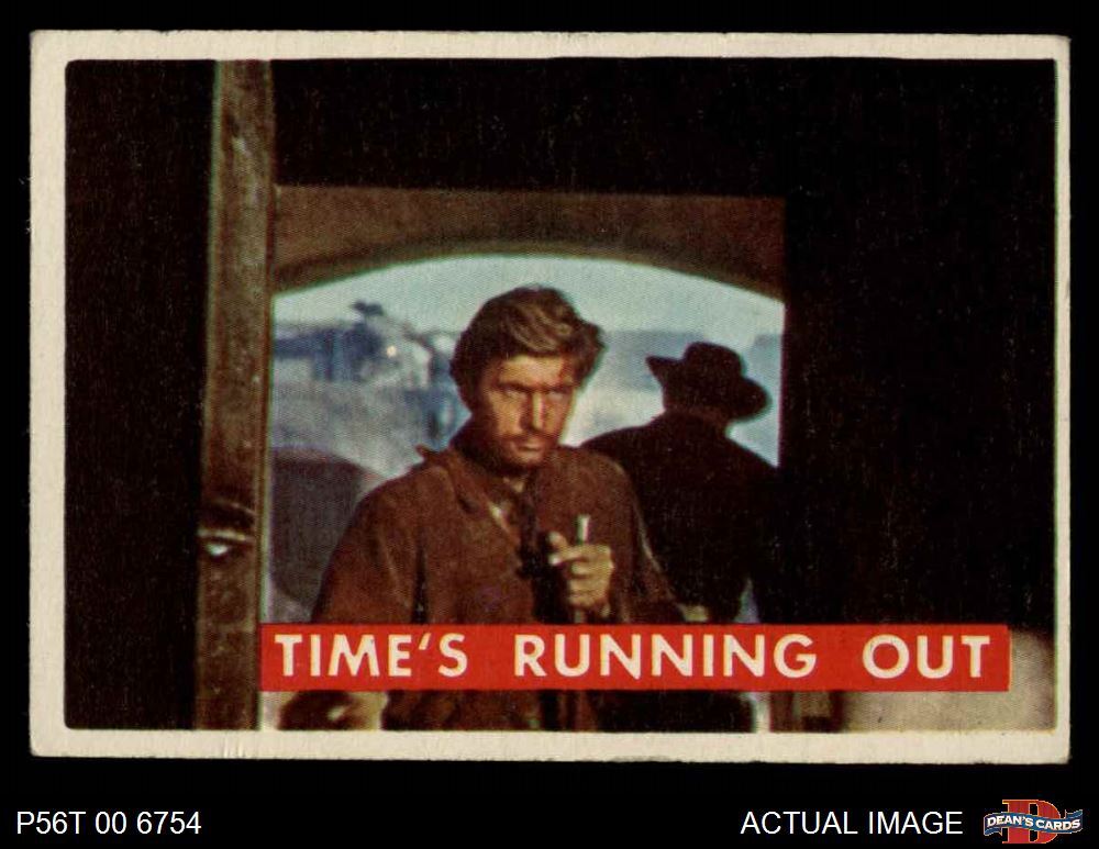 1956 Topps Davy Crockett espalda verde #65 Time's Running Out 3 - En muy buena condición