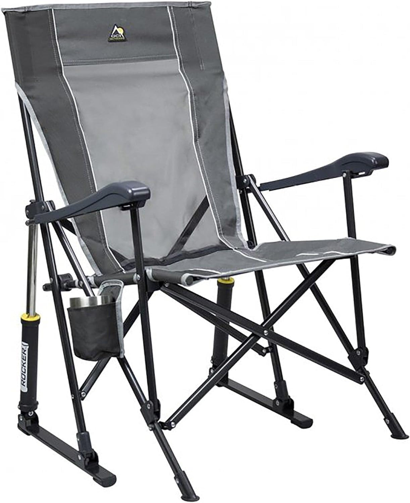 GCI Outdoor Roadtrip Rocker Collapsible Camping Chair in Mercury