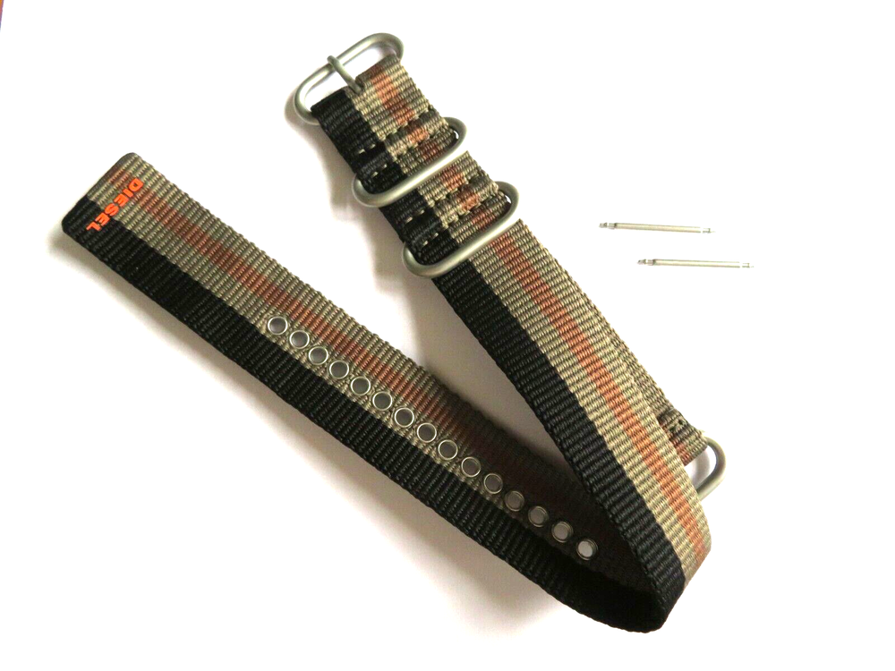 DIESEL Original Replacement Band DZ1633 Watch Strap Green 24 Mm