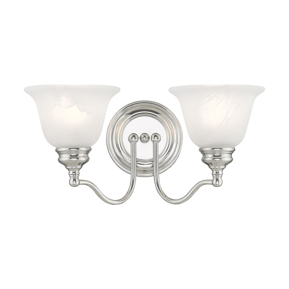 Chrome 2-Light Essex Bathroom Vanity Bar by Livex Lighting 1352