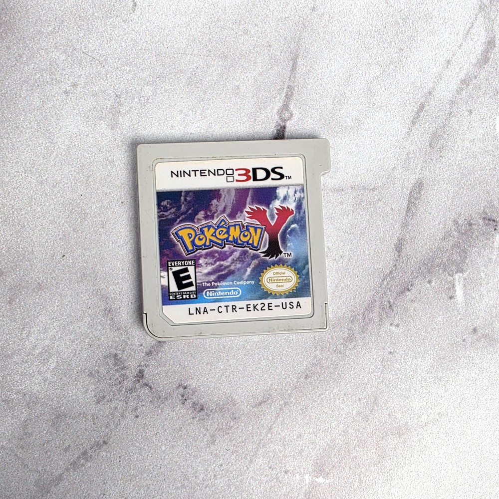 Pokemon Y (Nintendo 3DS, 2013) Authentic Tested Cart Cartridge Only