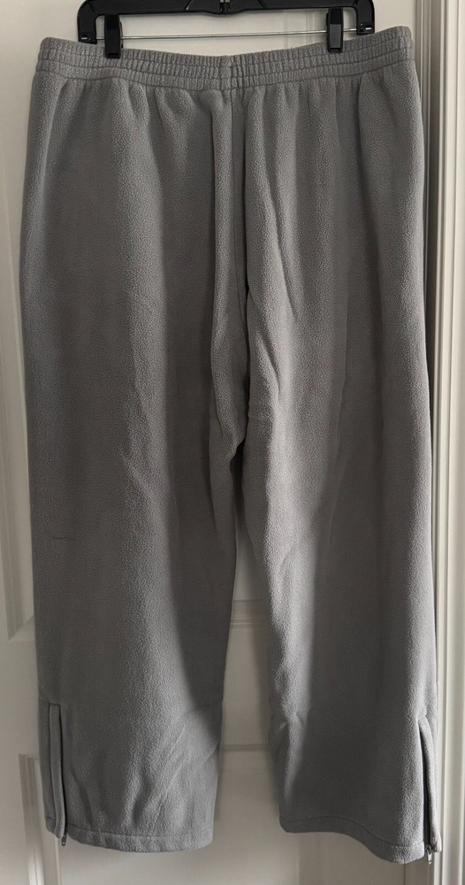 Yeezy Gap H10 Polar Fleece Grey Pants- XL Zipper On Leg