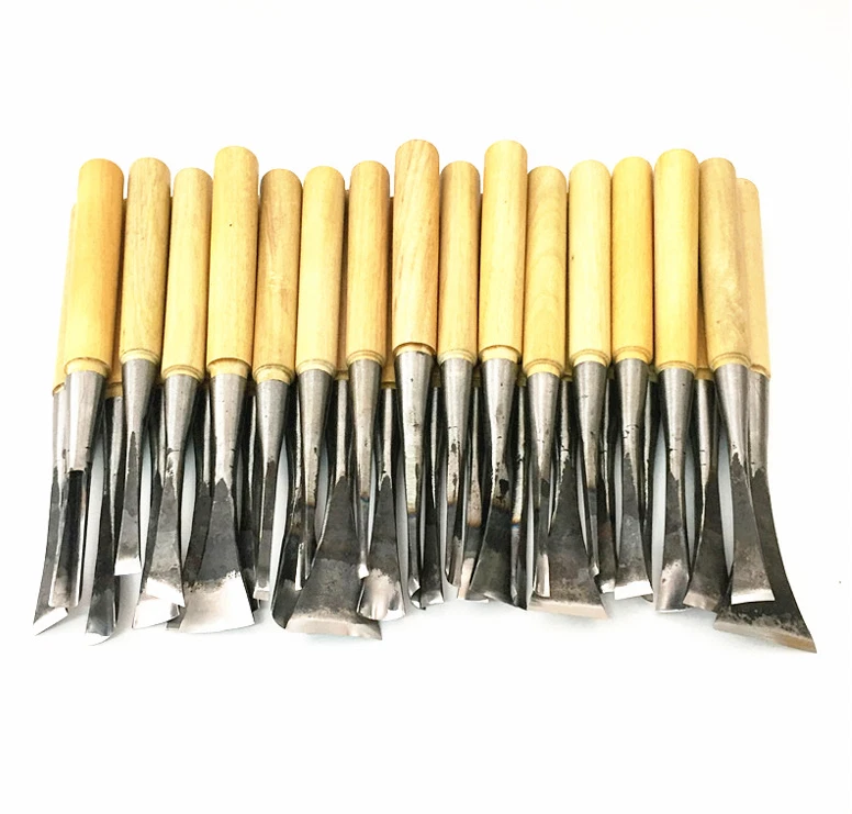 Handmade Woodworking Carving Tools 31pcs Detail 31pcs General Engraving Chisel