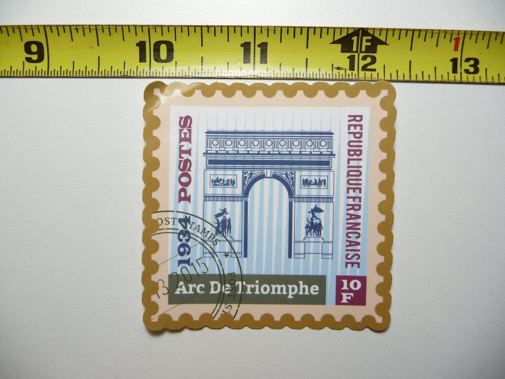 Arc de Triomphe Paris France French Decal Sticker for Scrapbooking Art #10