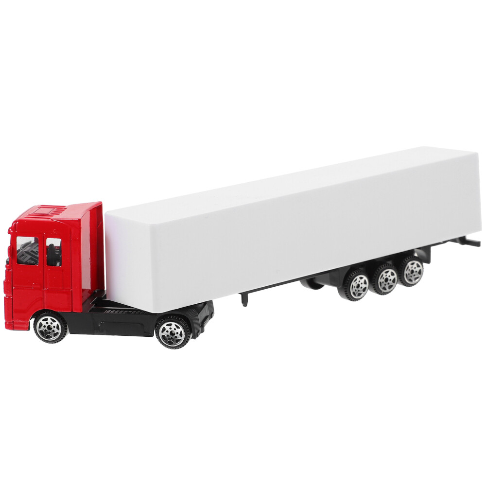 Toddler Truck Toys Transport Vehicle Model Pull Back Car Trailer for Boys Child