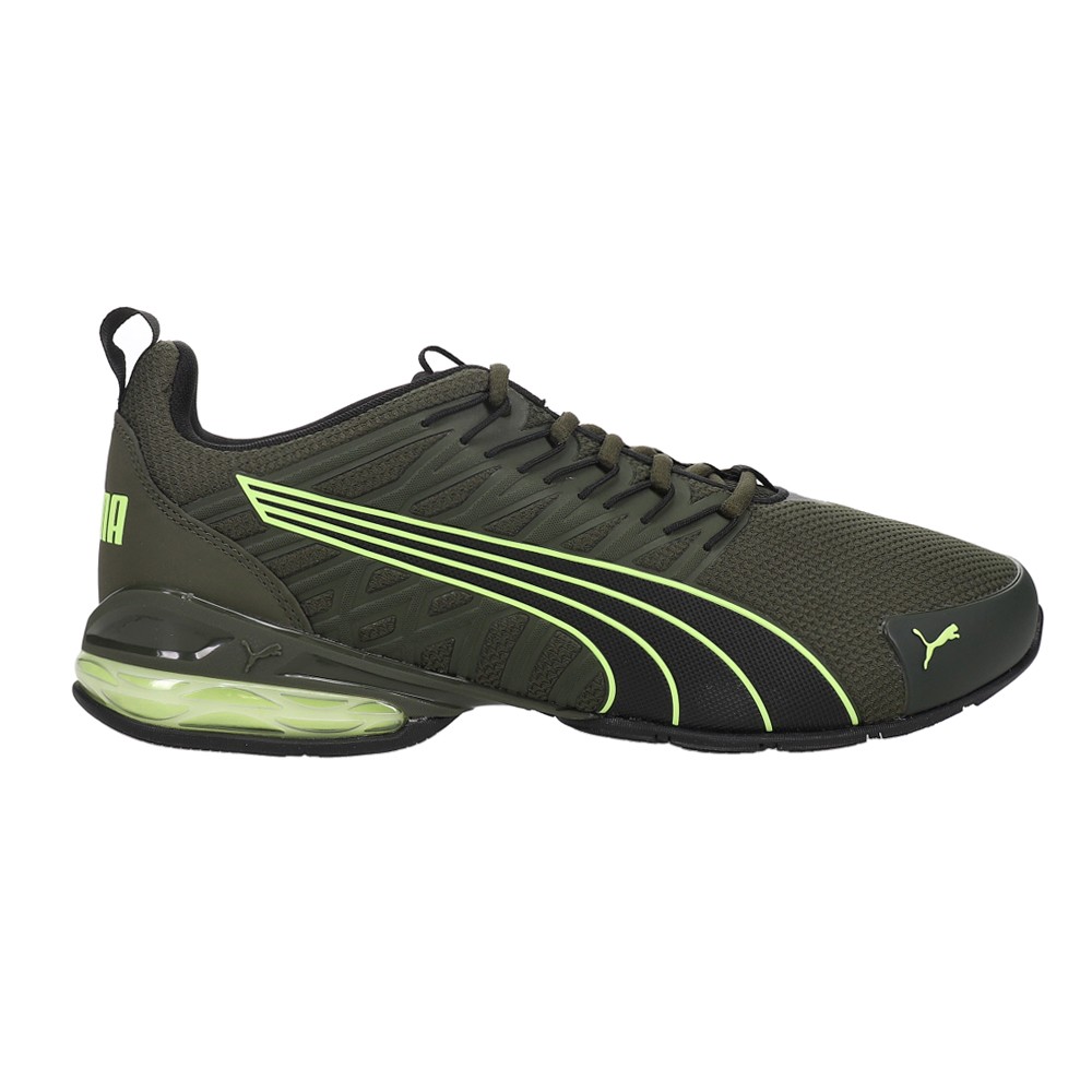PUMA Voltaic Evo Wide Running  Mens Green Sneakers Athletic Shoes 31072705