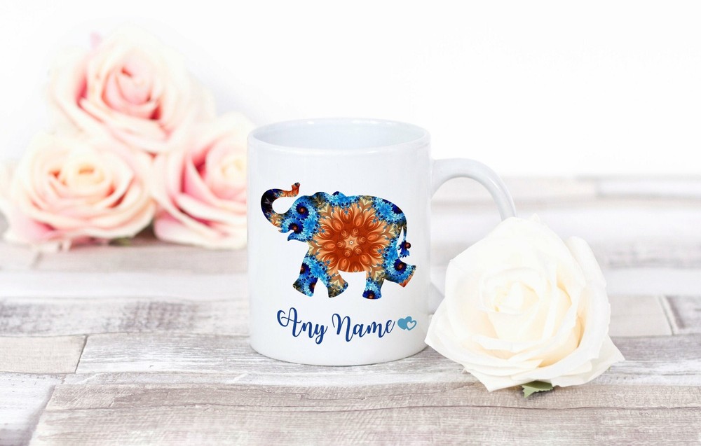 Elephant Mug Any Name Elephant Gifts For Women Elephant Coffee Mug Elephant