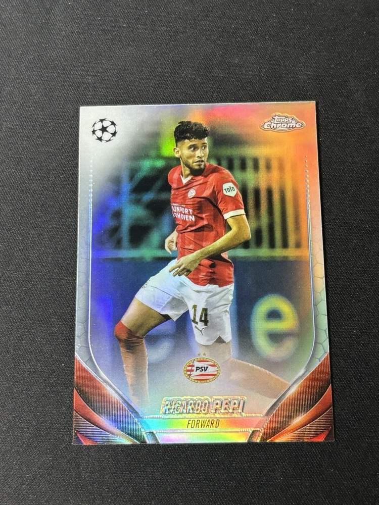 RICARDO PEPI 2023 TOPPS CHROME UEFA REFRACTOR NO.82