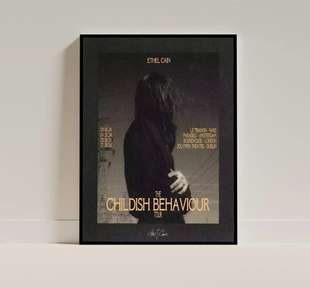 Ethel Cain The Childish Behaviour Tour 2024 2025 Poster Ship From US, Gift Fans