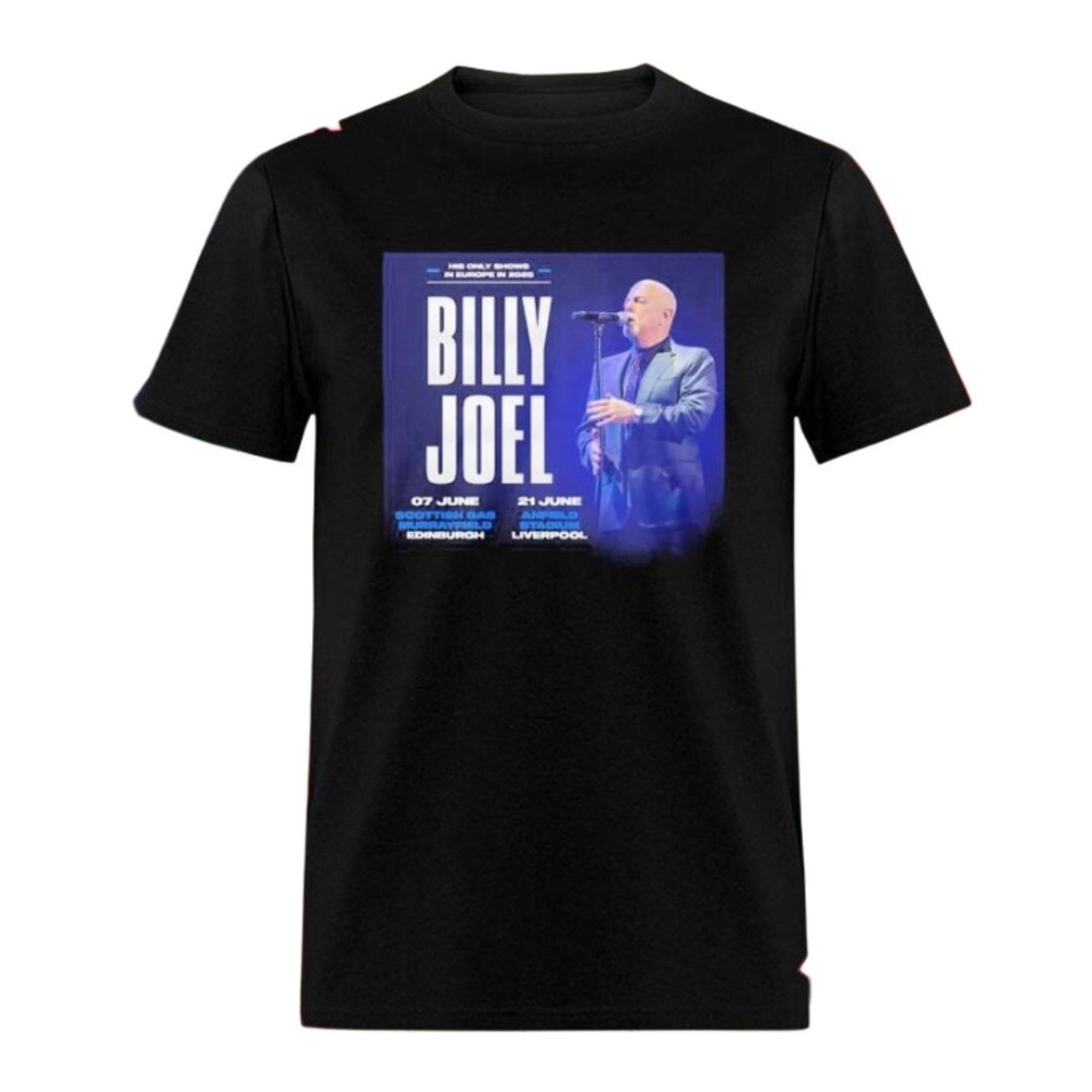 Billy Joel European Tour 2025 T-shirt P87151