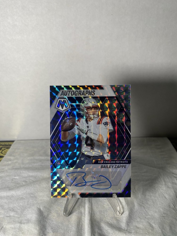 2023 Panini Mosaic - Autographs Mosaic #AM-BZ Bailey Zappe (AU)