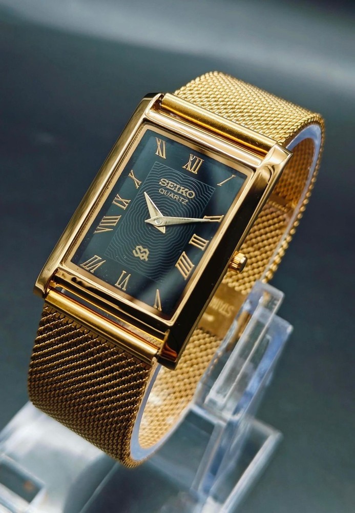 Rare Vintage Seiko Slim Quartz Men's Wrist Watch