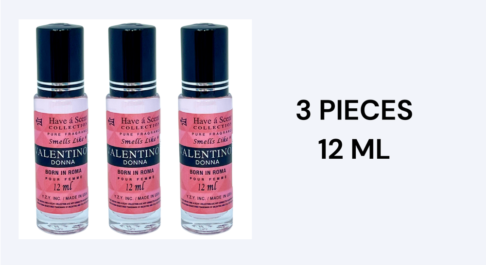 Valentino Donna Roll On Oil 12 ML 3pc Limited Time Only-image