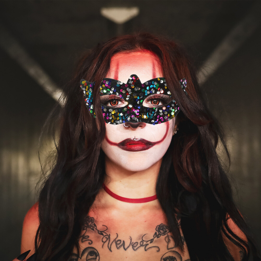 Mardi Gras Accessories Masks Masquerade Ball Prom Clown Miss