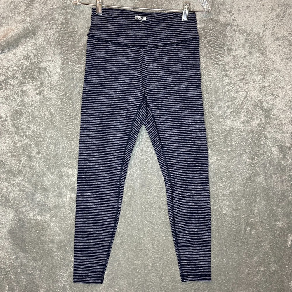 Duluth Women NoGA Classic High Rise Compression Leggings XS Striped