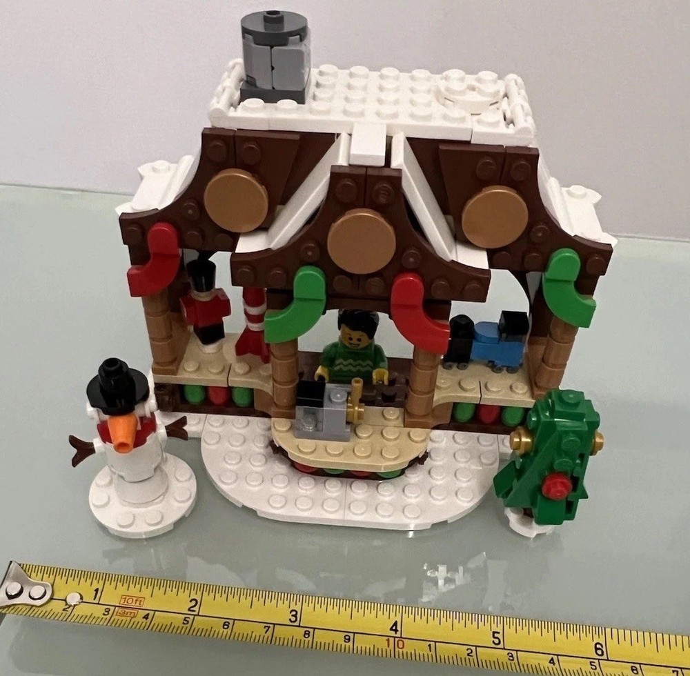 LEGO Winter Market Stall Toys Holiday Seasonal Shop