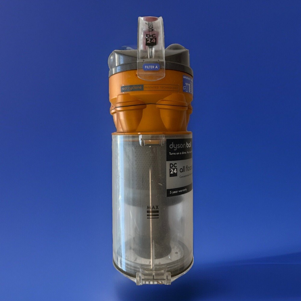 Dyson DC24 Original Cyclone Bin Assembly with Orange Filter Replacement