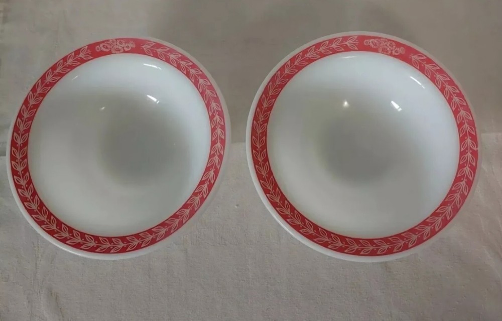 Vintage Fire King Glass Daisy Bowls – Mid-Century Collectible