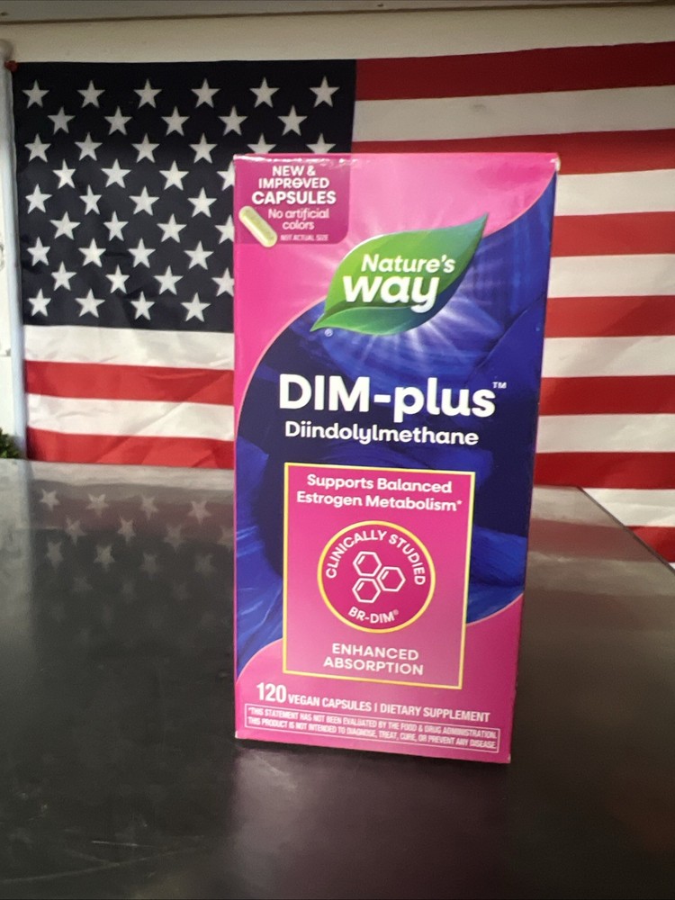 Nature's Way DIM-Plus Estrogen Metabolism Cellular Support - 120 Capsules