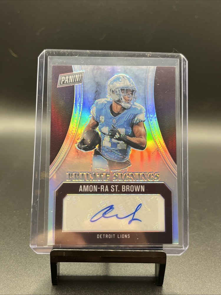 2025 Panini Cyber Monday Private Signings Amon-Ra St Brown Auto! #/20 SSP-image