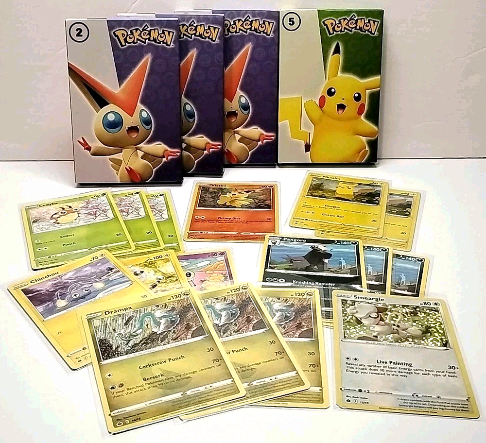 2022 McDonald's Pokemon Match Battle Lot Of 16 Assorted Cards Incomplete Set