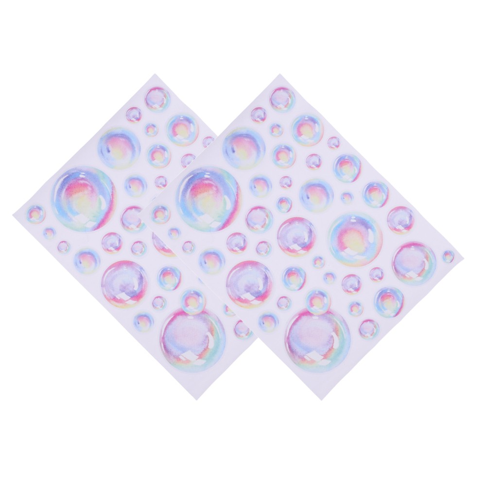 Ocean Themed Bubble Wall Stickers DIY Peel and Stick Decor for Kids Nursery