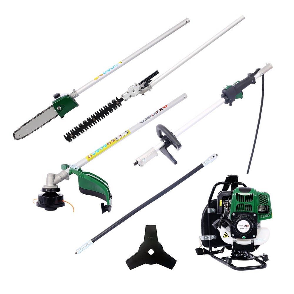 4-Stroke 31CC 4-in-1 Gas Pole Saw and Garden Trimming Tool with Backpack  