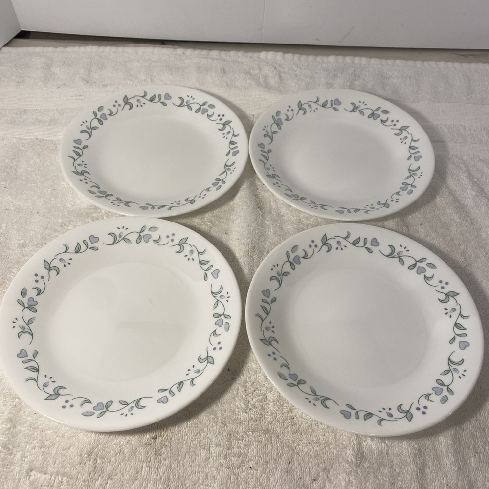 Corelle Country Cottage 4-Piece 6.75 Inch Dessert Plate Set