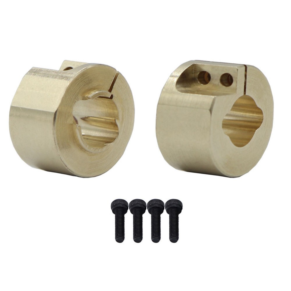 1Pair Brass Rear Axle Counterweights Balance for TRX4M 1/18 RC Car Upgrade e