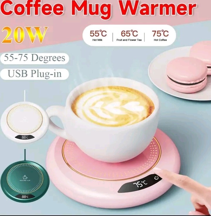 Coffee Mug-Warmer, USB Electric Coffee Cup Warmer for Desk,with Automatic On/Off