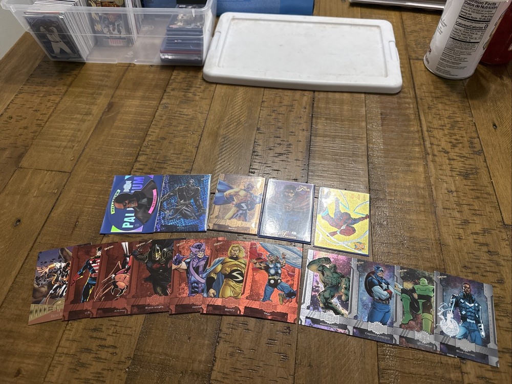 Skybox Marvel Metal Lot Gold Palladium Grandiose Red Skull Ronin Deadpool +++