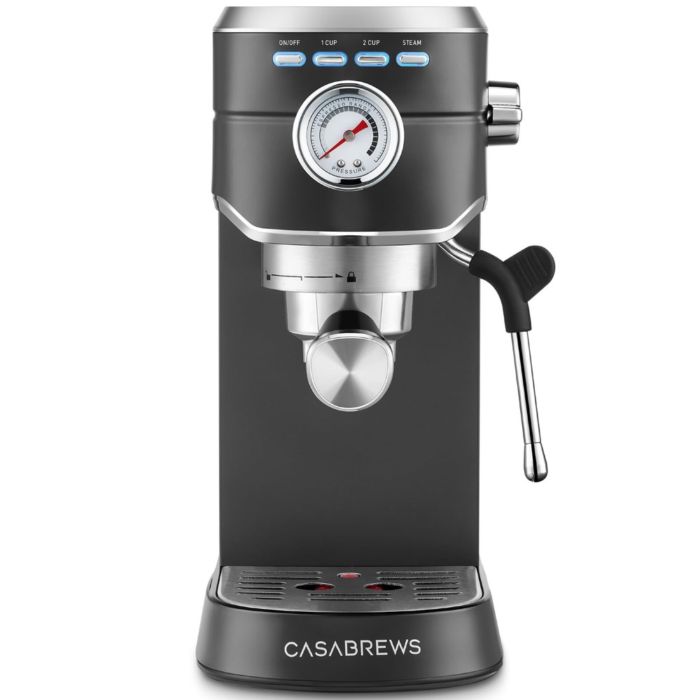 CASABREWS CM5418 Espresso Machine 20 Bar Stainless Steel Espresso Maker with ...