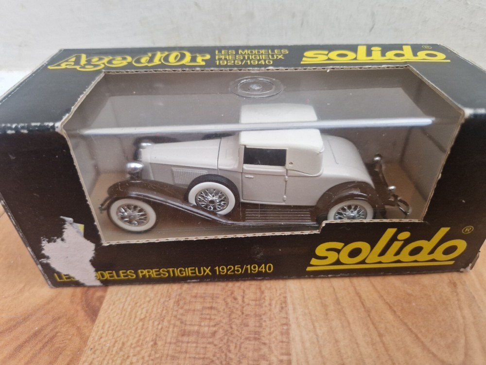 1/43 SOLIDO AGE D'OR - CLASSIC WHITE CORD L29 DIECAST CAR REF 80