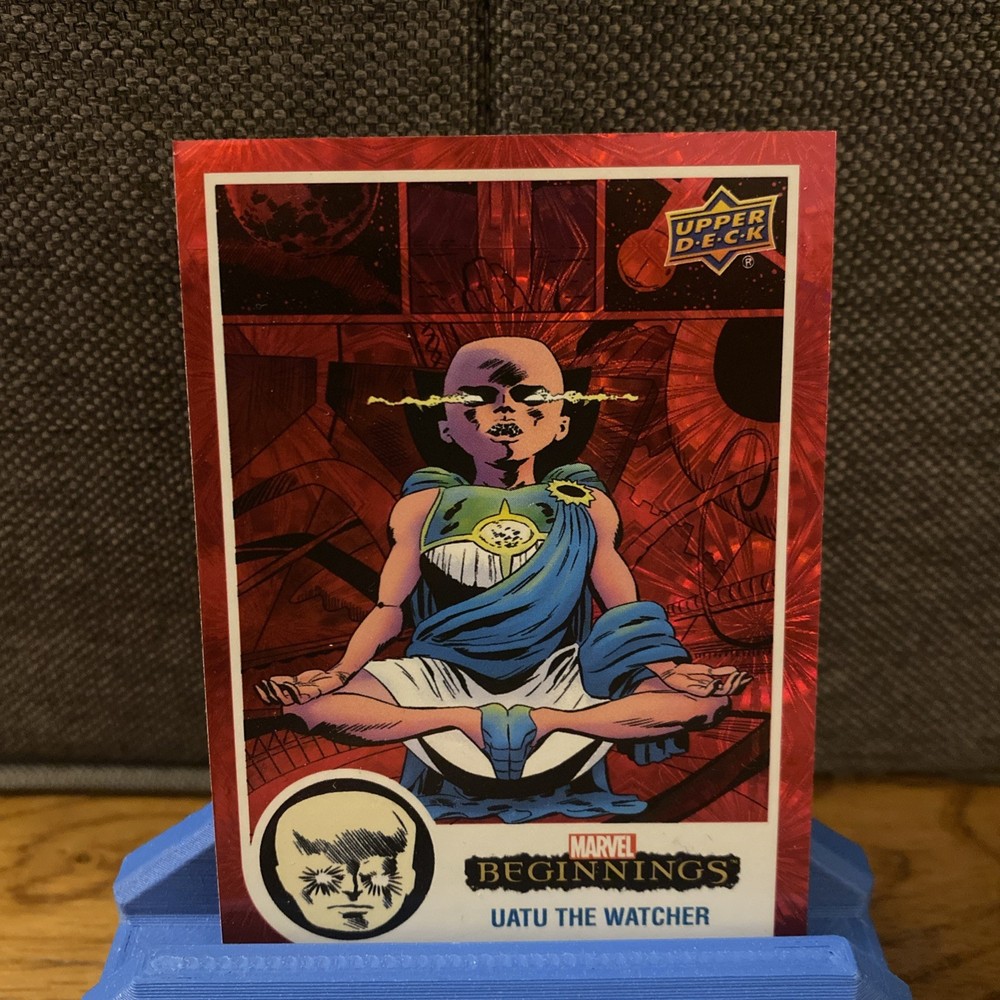 2022 Upper Deck Marvel Beginnings Uatu the Watcher Red Supernova Card #12