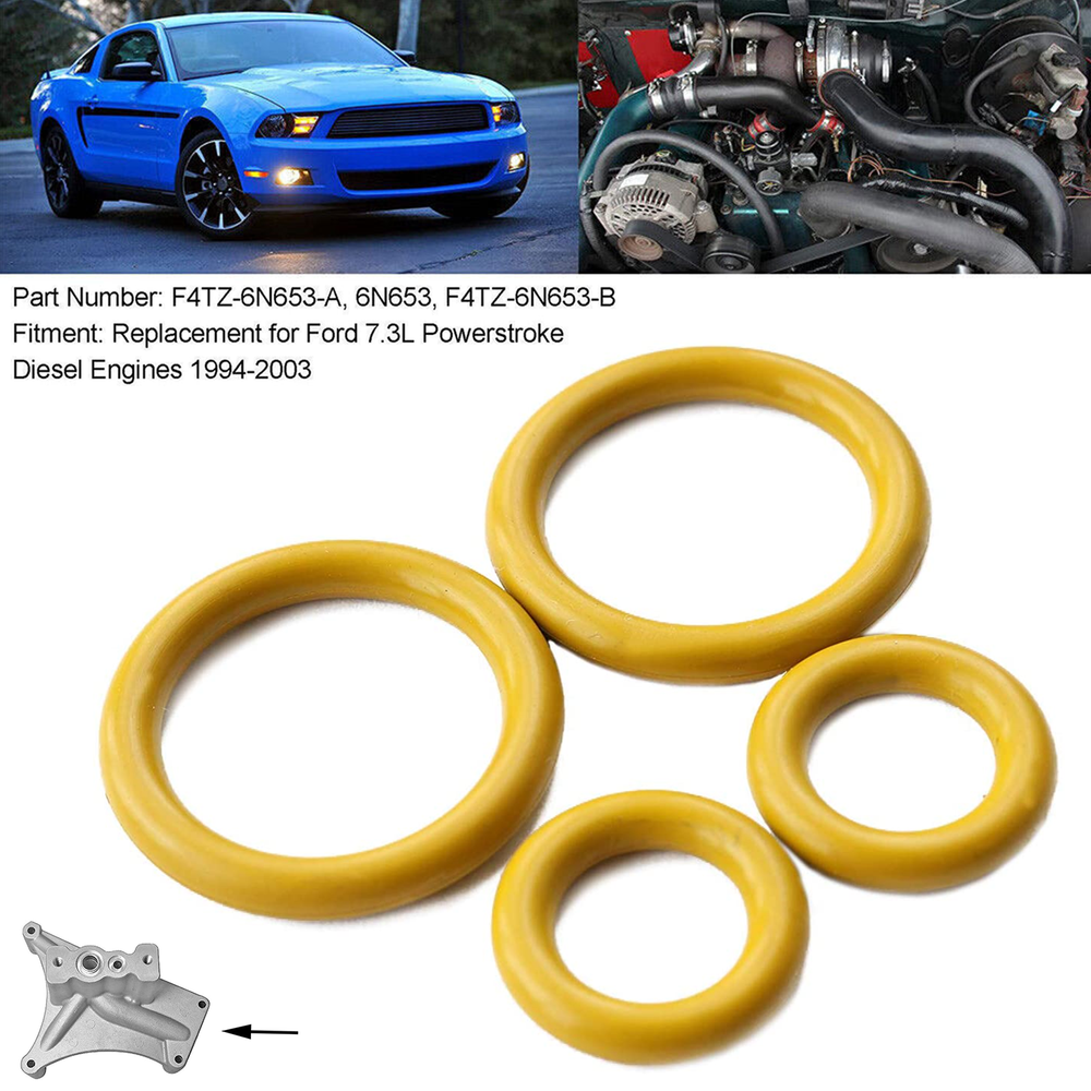 O-Ring Seal Gasket Kit for 1994-2003 Ford 7.3L PowerStroke Diesel Turbo Pedestal