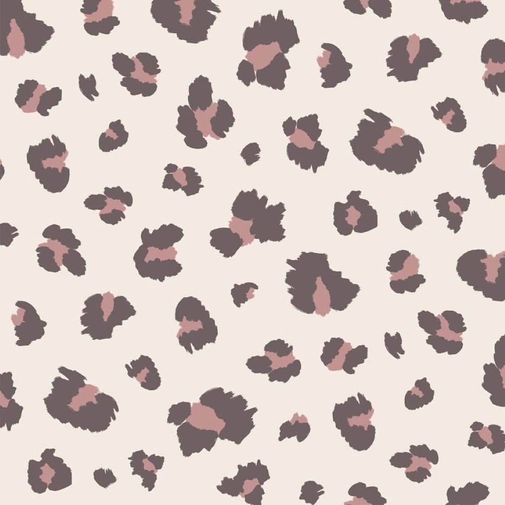 Animal Print French Terry Spandex Fabric - 2-Way Stretch for DIY & Home Projects