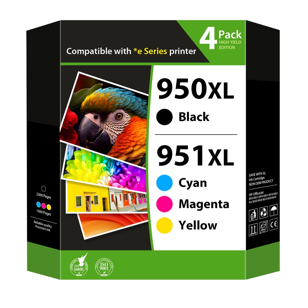 HP 950XL 951XL Ink Cartridge Compatible for OfficeJet Pro 8615 8625 8100 276dw