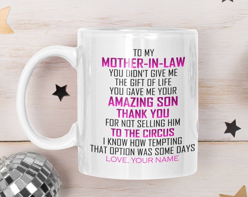 Funny Mother In Law Mug Custom Name Mug Personalized Mug Custom Mug Personalise