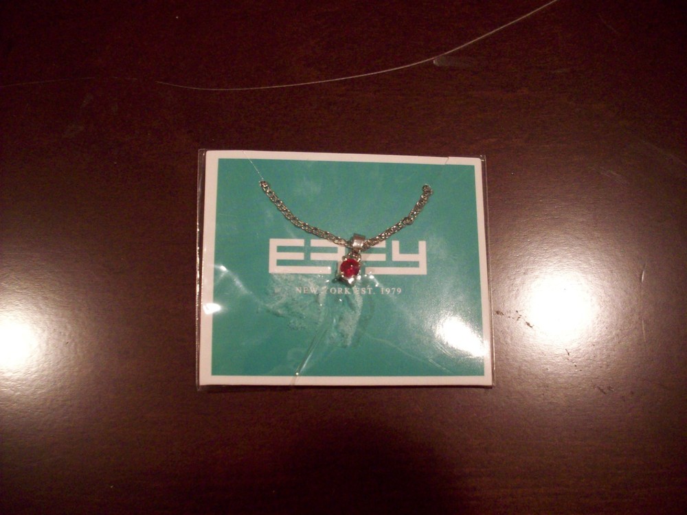 EFFY Carnival Red Solitaire Pendant Necklace