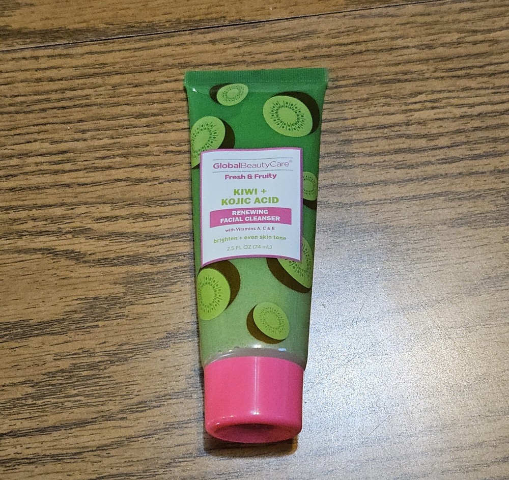 Kiwi Kojic Acid Brightening Facial Cleanser 2.5oz for Glowing Skin