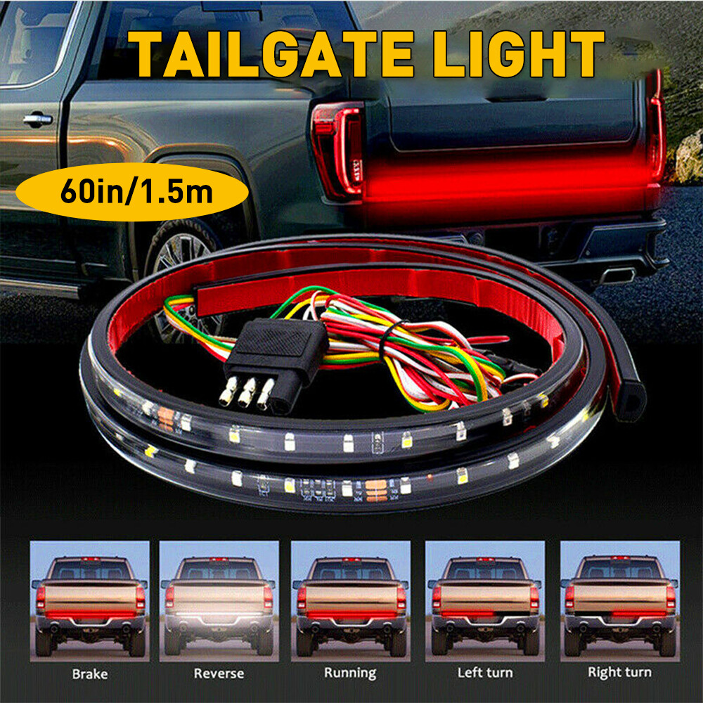 For Ford F-150 60Inch LED Tailgate Bar Strip Brake Brake Truck Tail Signal Light