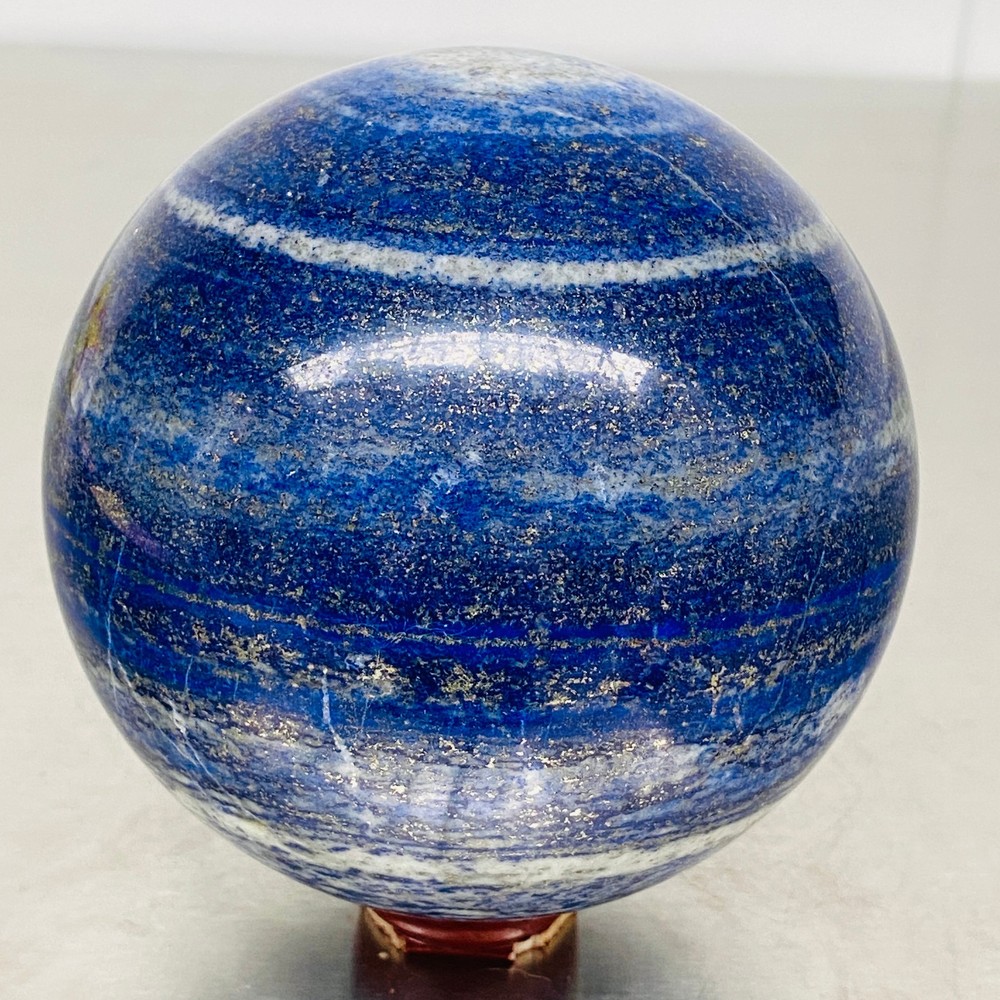 Natural Lapis lazuli Sphere Quartz Crystal Ball Reiki Healing 2460G